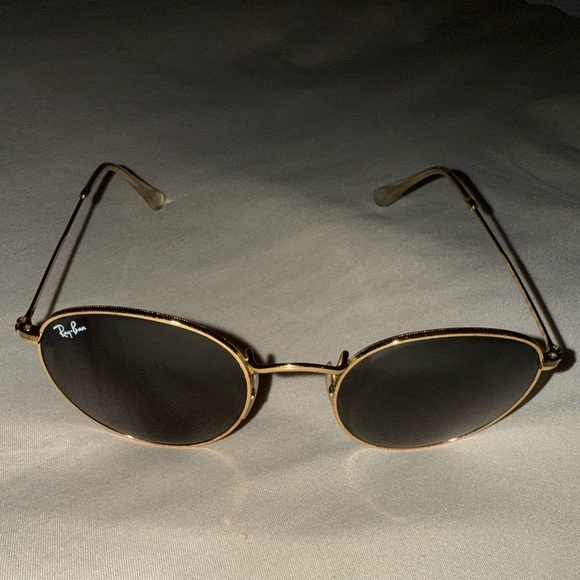 Ray ban round metal gold green ray-ban - Picture 3 of 8